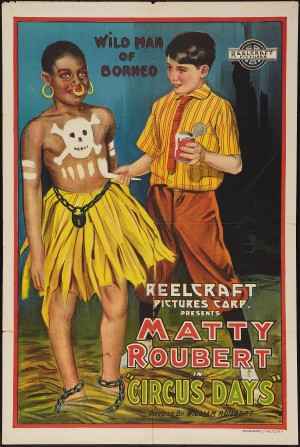 Matty Roubert in Circus Days vintage poster
